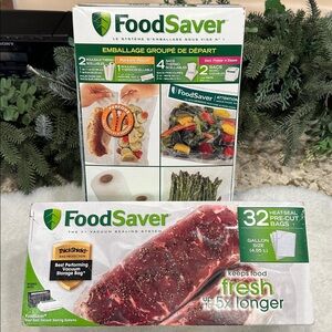 2new foodsaver bag boxes